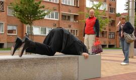 M. Mažvydo alėjoje dešimties skulptūrų pavidalu išryškėjo projektas "Balta alėja"