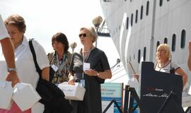 Klaipėdoje - kruizinis laivas "Mein shiff"