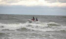 Antrojoje Melnragėje vyko gelbėtojų pratybos