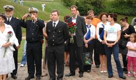 Ketvirtadienį Lietuvos jūrų muziejaus teritorijoje vyko tradicinė Lietuvos jūrininkų pagerbimo ceremonija.