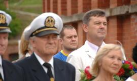Ketvirtadienį Lietuvos jūrų muziejaus teritorijoje vyko tradicinė Lietuvos jūrininkų pagerbimo ceremonija.