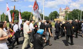 Prezidentas Algirdas Brazauskas išlydimas į Paskutinę kelionę