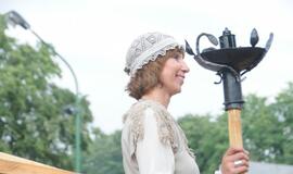 Spalvinga eisena nuskaidrino Jūros šventės nuotaiką