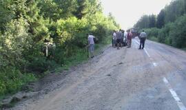 Avarija kelyje Veiviržėnai - Pėžaičiai