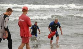 Antrojoje Melnragėje vyko gelbėtojų pratybos