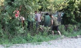 Avarija kelyje Veiviržėnai - Pėžaičiai