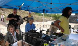 Filmo "Surviving D-Day" filmavimas Klaipėdoje