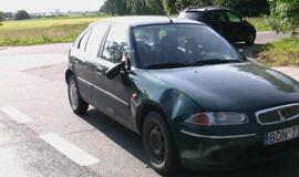 Avarijose - "Rover" markės automobiliai