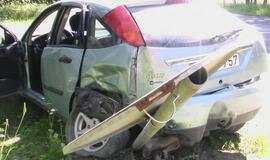 Kelyje Klaipėda-Palanga susidūrė automobiliai