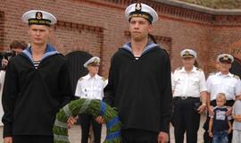 Pradedant Jūros šventę tradiciškai pagerbti jūrininkai