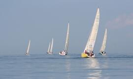 I Kuršių marių regatos etapo startas vėlavo