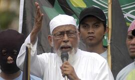 Indonezijoje suimtas radikalus islamo dvasininkas Abu Bakaras Baširas