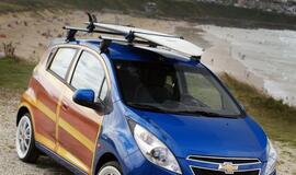 "Chevrolet Spark" modelis gavo medžio apdailą
