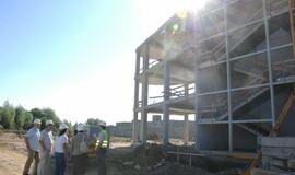 Naujausi vaizdai iš Klaipėdos arenos statybvietės