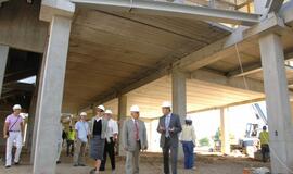 Naujausi vaizdai iš Klaipėdos arenos statybvietės