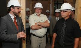 Kultūros ministras apžiūrėjo Dramos teatrą