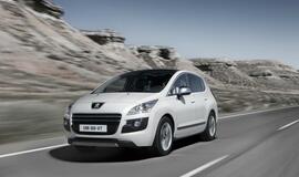 "Peugeot 3008 HYbrid4" - pirmasis pasaulyje dyzelinis "hibridas"