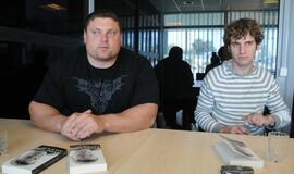 Žydrūnas Savickas Gargžduose pristatė savo autobiografiją