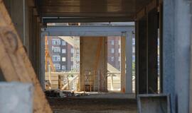 Naujausi vaizdai iš Klaipėdos arenos statybvietės