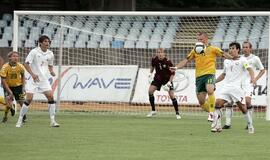 Lietuvos futbolininkai draugiškame mače pralaimėjo baltarusiams