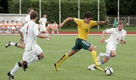 Lietuvos futbolininkai draugiškame mače pralaimėjo baltarusiams