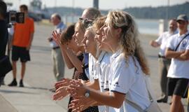 KU burlaivis "Brabander" grįžo į Klaipėdą