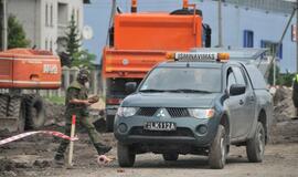 Dubysos gatvėje rasti sprogmenys.