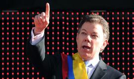 Prisiekė naujasis Kolumbijos prezidentas Juanas Manuelis Santosas