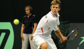 Tenisininkas Laurynas Grigelis turnyrą Uzbekistane pradėjo pergale