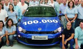 "Volkswagen Scirocco" - jau 100 000 tiražu