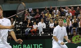 Tenisininkai Laurynas Grigelis ir Ričardas Berankis įveikė slovėnus