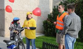 Klaipėdos medikai surengė dviračių žygį per miestą