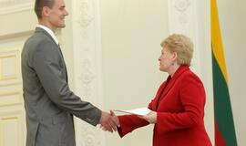 Lietuvos vyrų krepšinio rinktinei - prezidentės padėka
