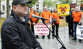 Vidaus reikalų sistemos darbuotojų mitingas Vilniuje