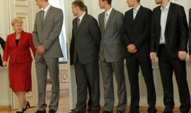 Lietuvos vyrų krepšinio rinktinei - prezidentės padėka