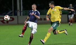 Lietuvos rinktinė su Škotijos komanda sužaidė lygiosiomis