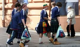 Škotijos futbolo rinktinės sirgaliai - jau Lietuvoje