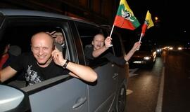 Lietuvos krepšininkai išvedė klaipėdiečius į gatves