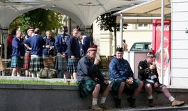 Škotijos futbolo rinktinės sirgaliai - jau Lietuvoje