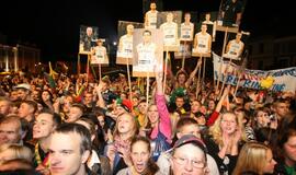 Lietuva pasitiko savo didvyrius - bronzą iškovojusią rinktinę