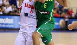 Lietuvos rinktinė nugalėjo Libano krepšininkus