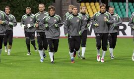 Lietuvos ir Škotijos futbolo rinktinės ruošiasi tarpusavio kovai