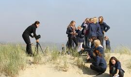 Pajūrio jaunimas dalyvavo švedės meno akcijoje