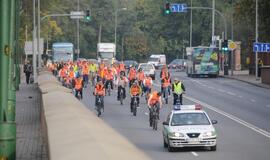 Klaipėdos medikai surengė dviračių žygį per miestą
