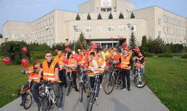 Klaipėdos medikai surengė dviračių žygį per miestą