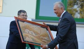 Klaipėdoje iškilo Kazachstano salelė