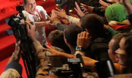 Lietuva pasitiko savo didvyrius - bronzą iškovojusią rinktinę