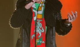 Lietuva pasitiko savo didvyrius - bronzą iškovojusią rinktinę