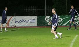 Lietuvos ir Škotijos futbolo rinktinės ruošiasi tarpusavio kovai