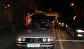 Lietuvos krepšininkai išvedė klaipėdiečius į gatves